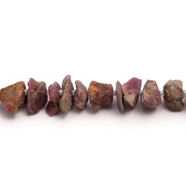 RUBI NUGGET 2MM - 20CM - 1 FIO