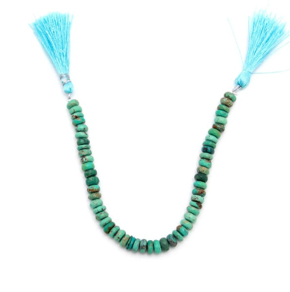 TURQUESA NATURAL ARIZONA BOTAO 3 MM - 1 FIO - 20 CM