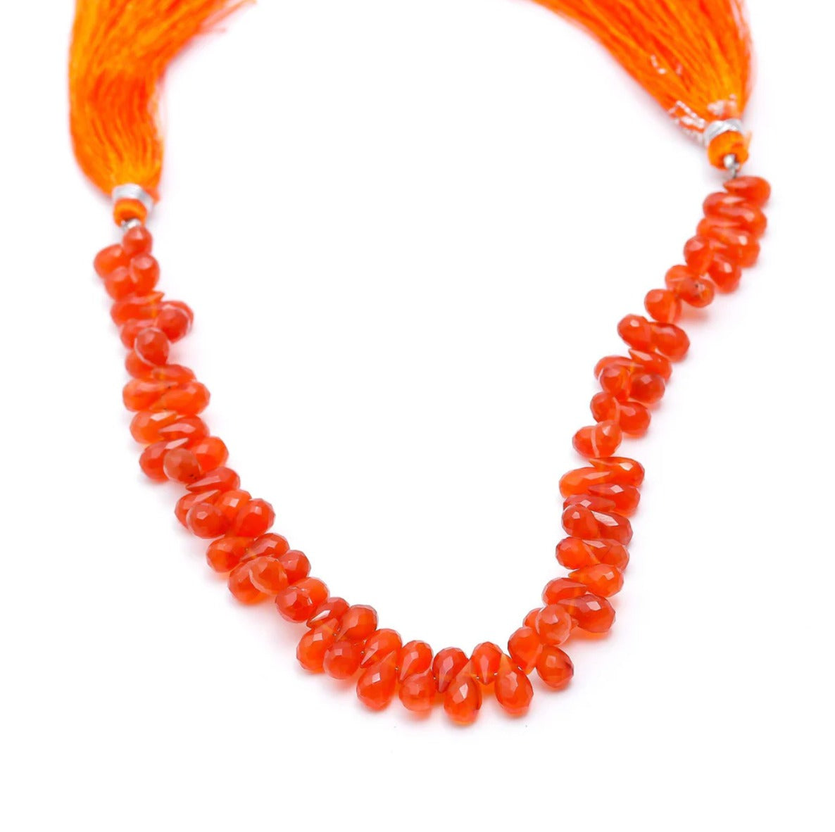 CORNALINA GOTA FACETADA 7MM- 20CM -1FIO