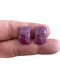 Ss-OG0012 Rubi Rosa Retangular Facetada 20.5x14.5 mm - 35.5 Quilates - 2 pçs - Par