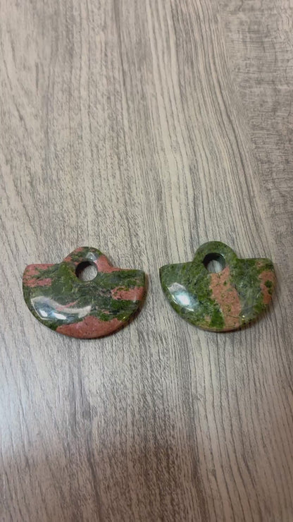 JASPE - 34.3X42.9/ 34.8x 45.5 MM - 2 PEÇAS