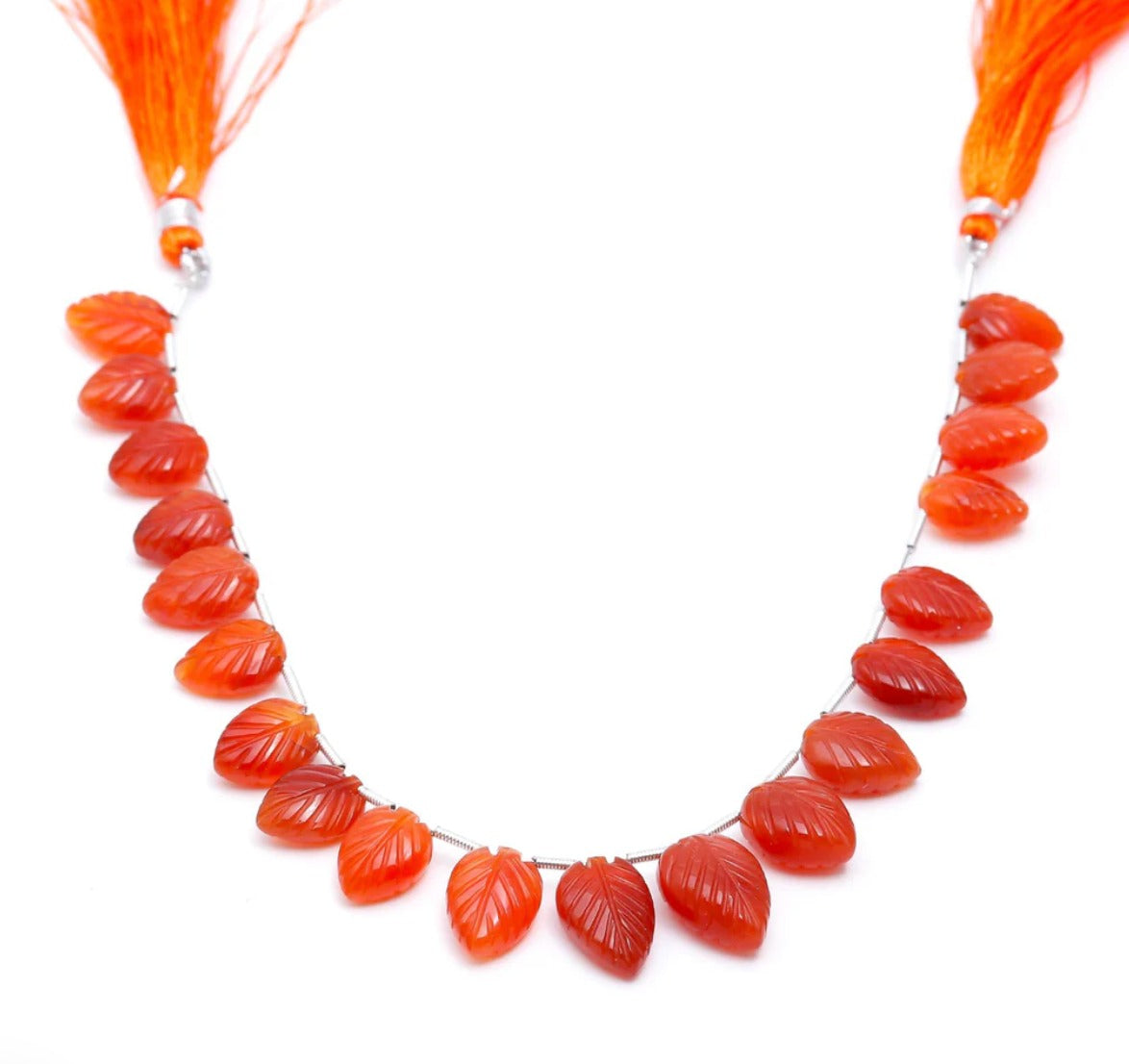 CORNALINA FOLHA 11MM - 20CM- 1FIO
